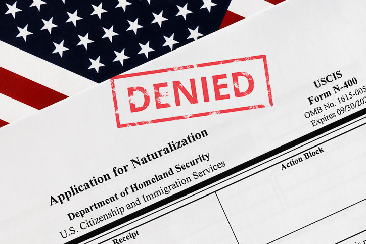 Citizenship Application N-400 Denied