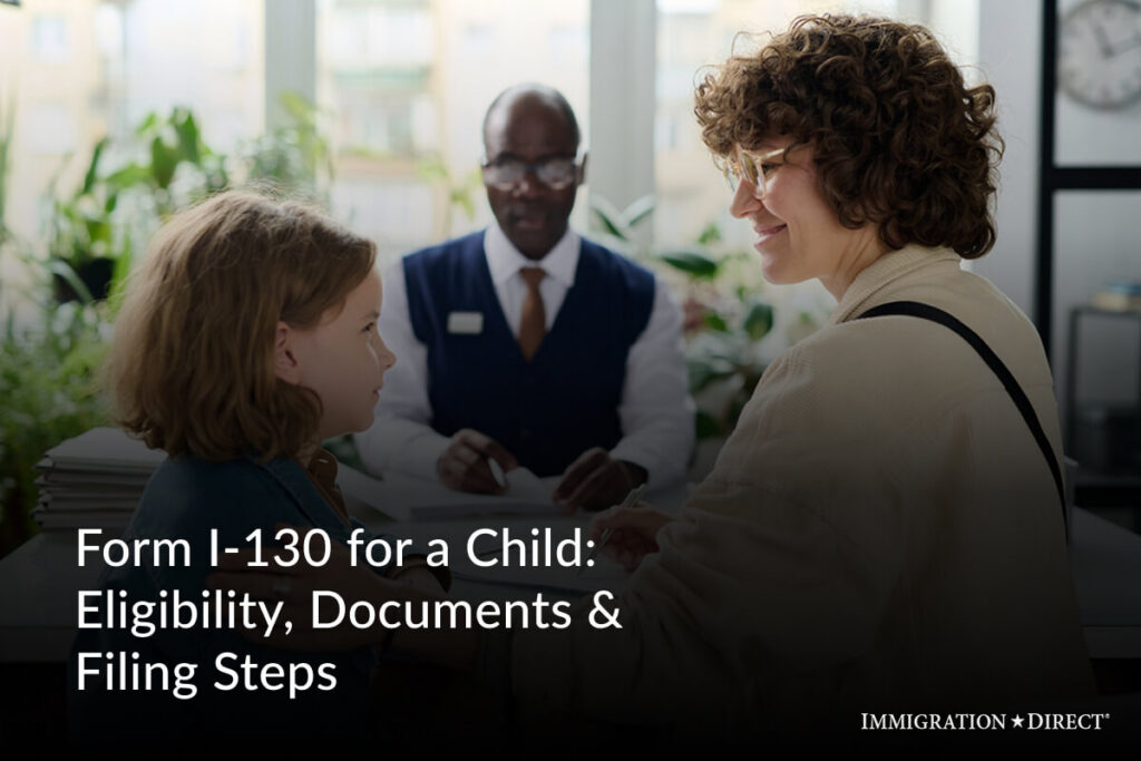 Form I-130 for a Child
