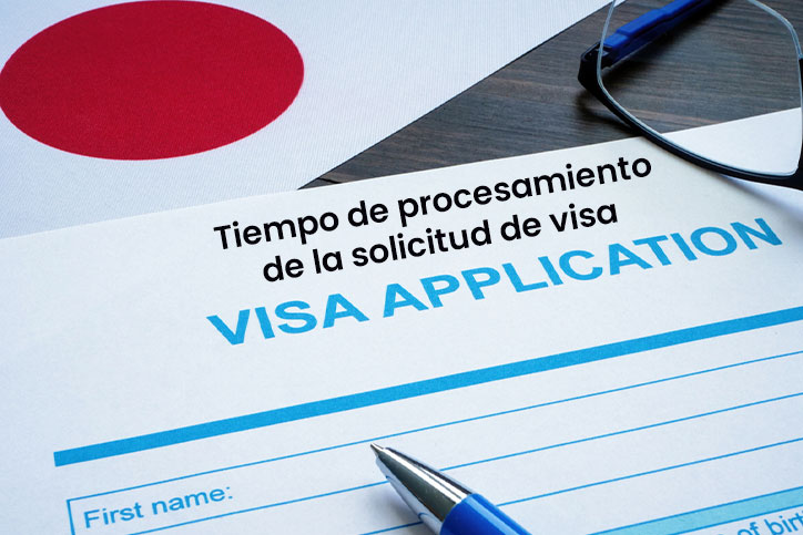 Tiempo de procesamiento de la solicitud de visa